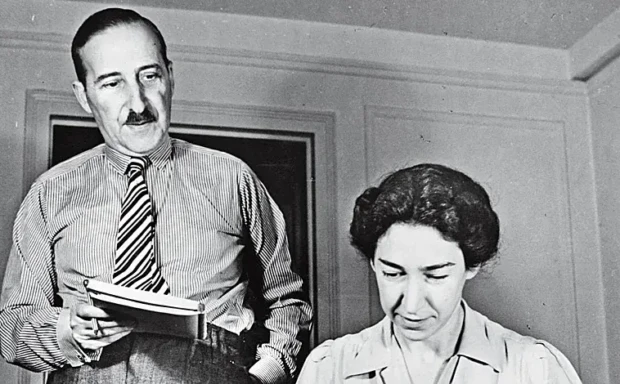 Stefan Zweig e Lotte sua mulher foto reprodução