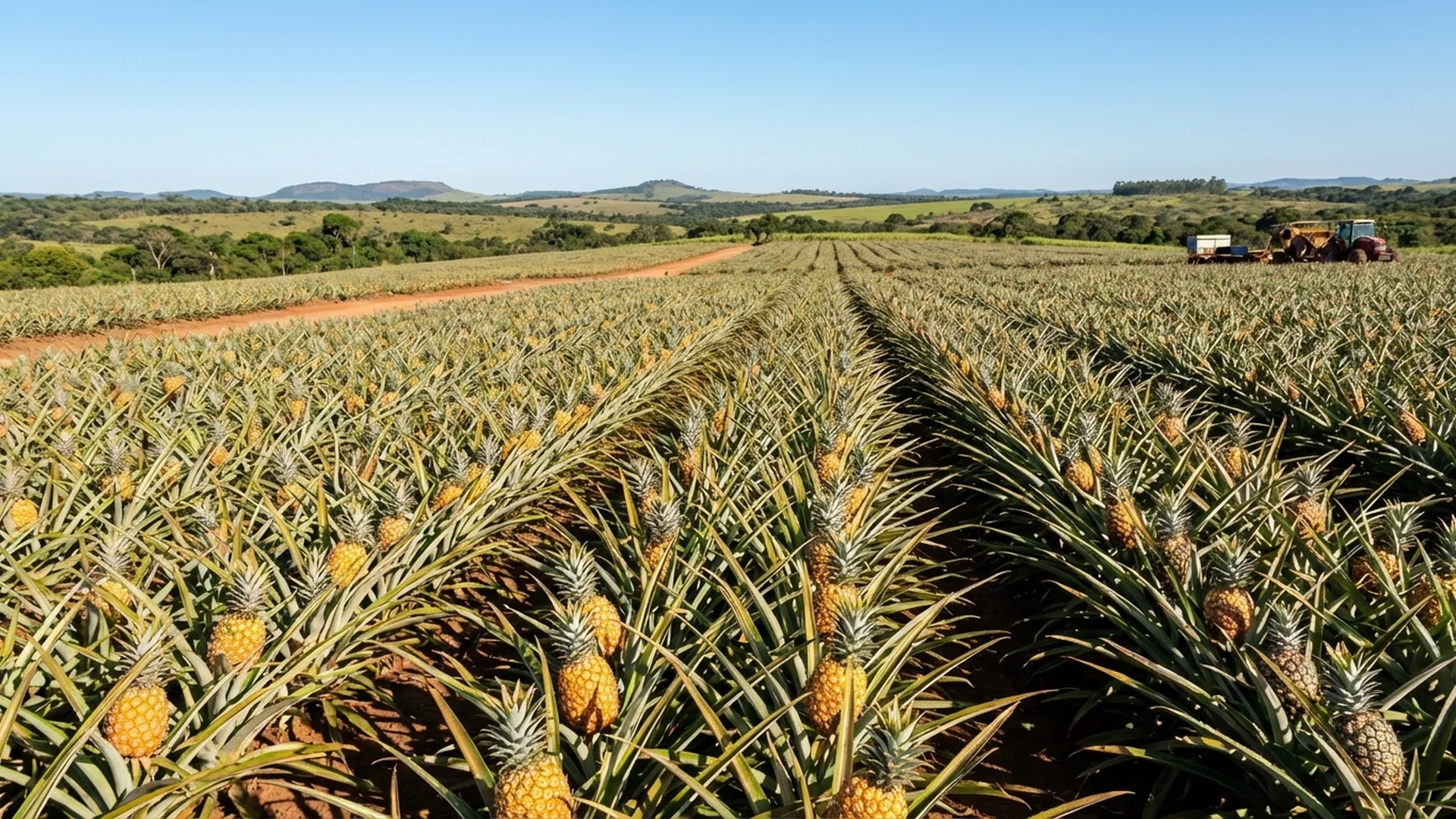 Jaraguá produz quase 70% do abacaxi de Goiás e consolida o Estado como polo da fruta no Centro-Oeste