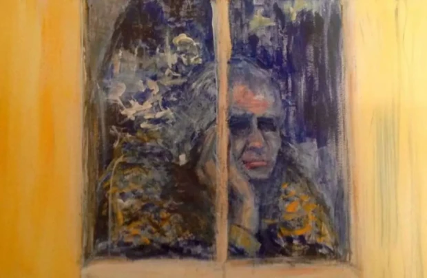 Graça Craidy pintura velha na janela 1300