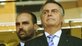 Jair Bolsonaro e Edurdo Bolsonaro Foto Reprodução 1300 por 866