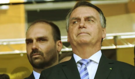 Jair Bolsonaro e Edurdo Bolsonaro Foto Reprodução 1300 por 866