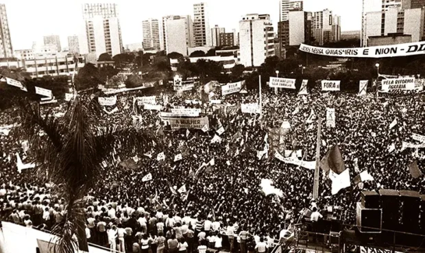 Comício de Goiás Foto Reprodução