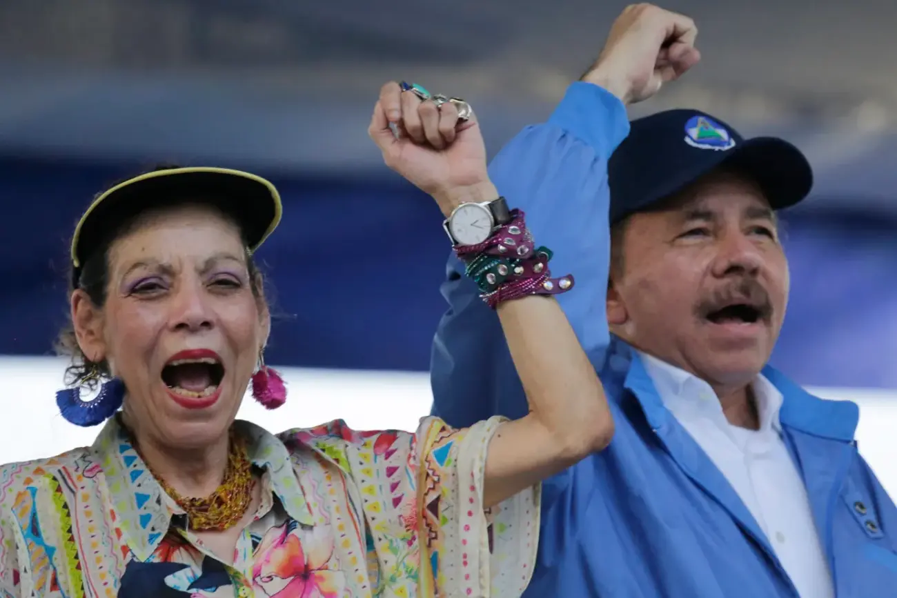 Rosario Murillo e Daniel Ortega Foto Reprodução 1300 p 867