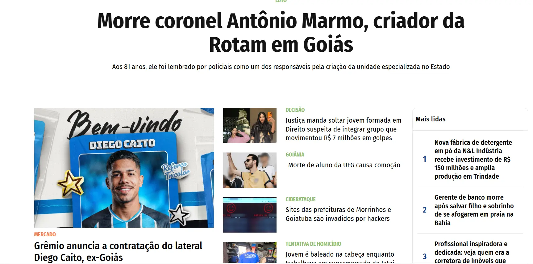 O Popular capa policial 444