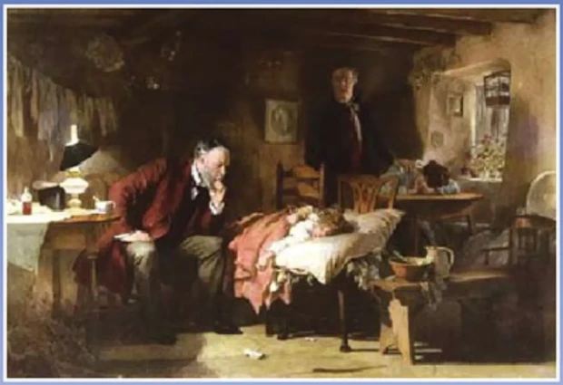 O doutor, pintura de Samuel Luke Fildes 867