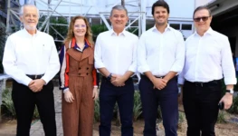 Caio Turqueto e Giane Maria e Nicomedes Silva Filho e Pedro João Zahran Turqueto e Vanderley Mazine Foto de Fábio Lima O Popular 2026 ok3