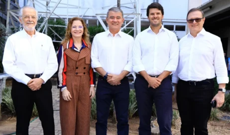 Caio Turqueto e Giane Maria e Nicomedes Silva Filho e Pedro João Zahran Turqueto e Vanderley Mazine Foto de Fábio Lima O Popular 2026 ok3