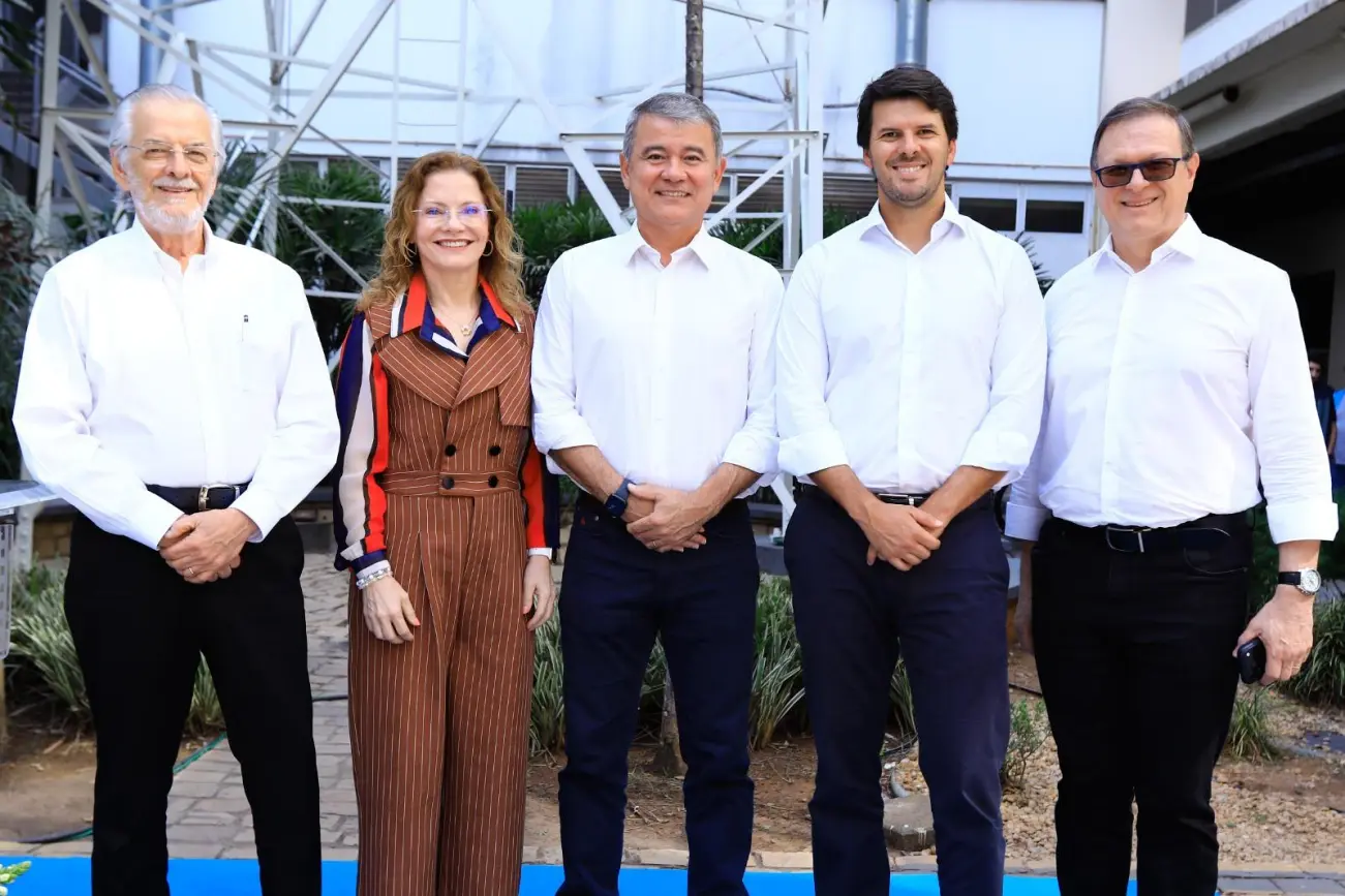 Caio Turqueto e Giane Maria e Nicomedes Silva Filho e Pedro João Zahran Turqueto e Vanderley Mazine Foto de Fábio Lima O Popular 2026 ok3
