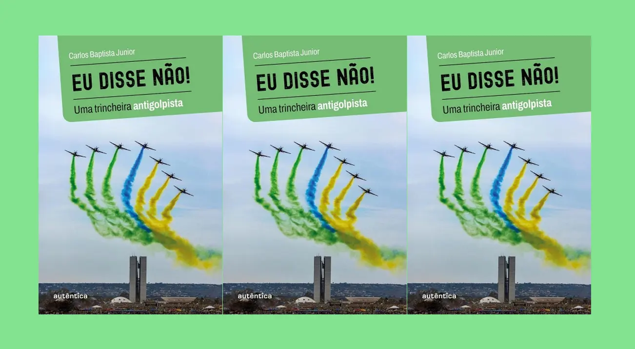Carlos Baptista Junior capa de Eu disse não três fotos 1