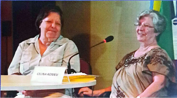 Inês Etienne e a irmã Celina