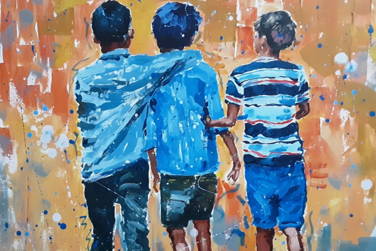 Pintura de Milera sobre a amizade p 867