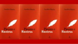 Sandra Maria três fotos da capa de livro