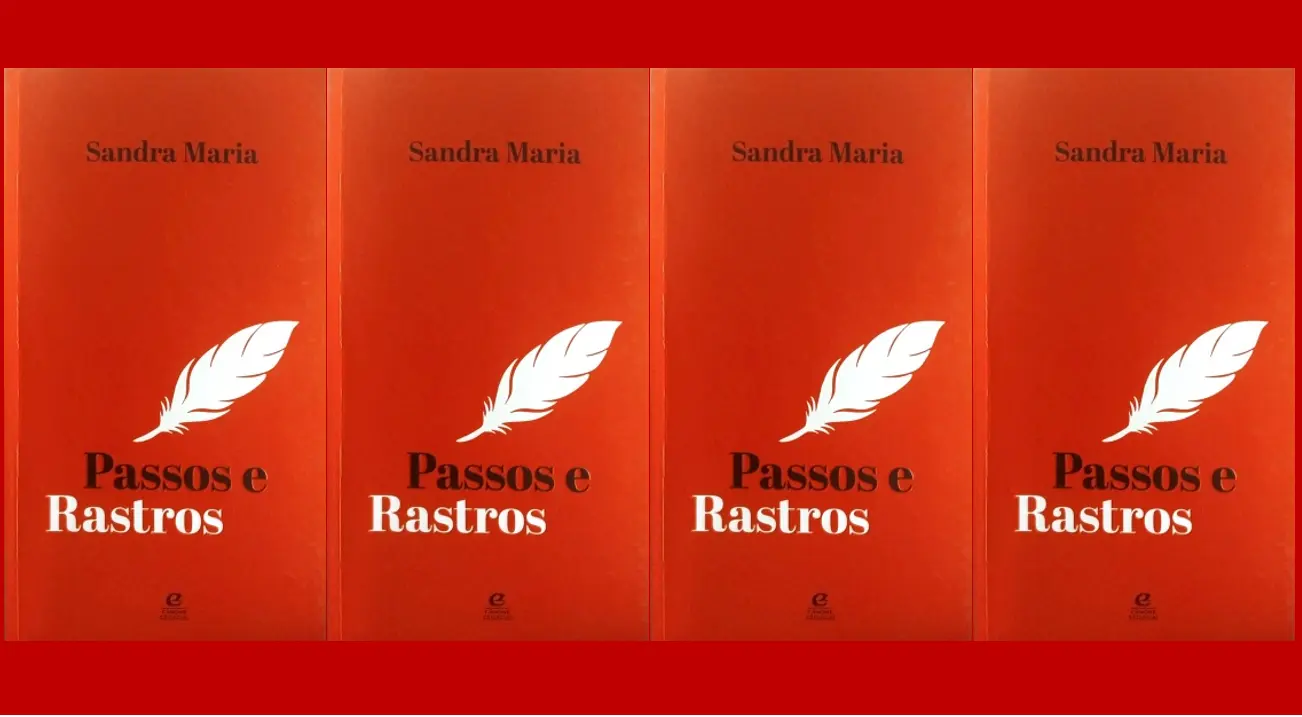 Sandra Maria três fotos da capa de livro