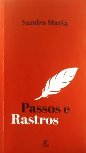 Sandra Maria poeta capa do livro Passos e Rastros Foto Divulgação500