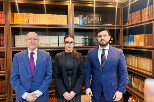 Demóstenes Torres e Nathália Lemes e Caio Alcântara foto Divulgação 1300 p 867