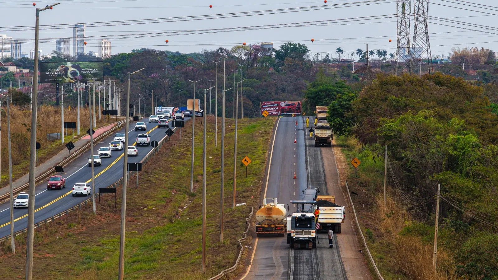 Goinfra inicia nova etapa da restauração da GO-020 e orienta motoristas sobre desvios