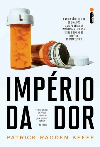 Patrick Radden Keefe capa de Império da Dor500
