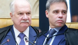 Edson Fachin e André Mendonça Foto de Fellipe Sampaio STF