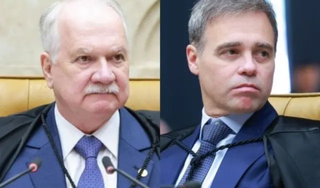 Edson Fachin e André Mendonça Foto de Fellipe Sampaio STF