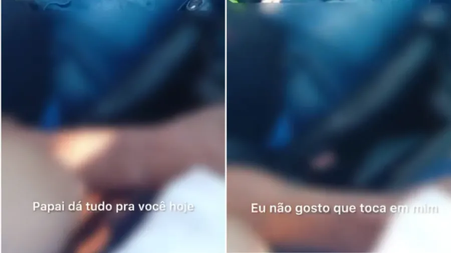 Menina já havia relatado toques do pai e foi orientada pela mãe a gravar; vídeo levou à prisão em Goiás
