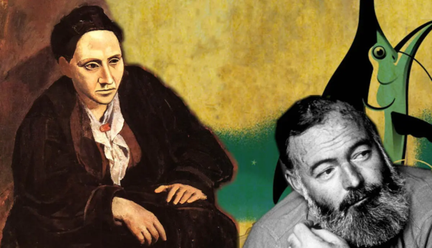 Hemingway e Gertrude Stein na pintura de Picasso foto Reprodução