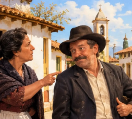 Fernando cupertino foto de Nhô Quincas e Dona Benvinda foto feito por IA 1300 p 867