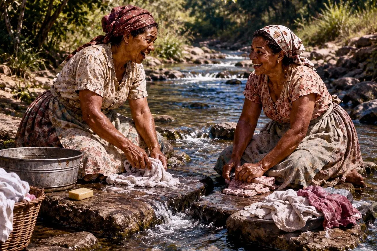 As lavadeiras do Chapéu de Padre