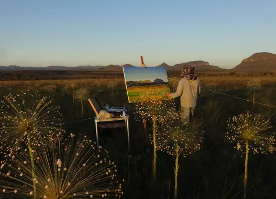 Chapada dos Veadeiros ganha exposição gratuita com 20 pinturas em Goiânia; saiba onde visitar