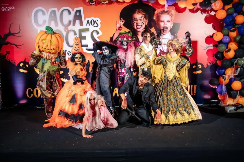 Halloween: caça aos doces vai reunir 1,4 mil crianças no Passeio das Águas em Goiânia