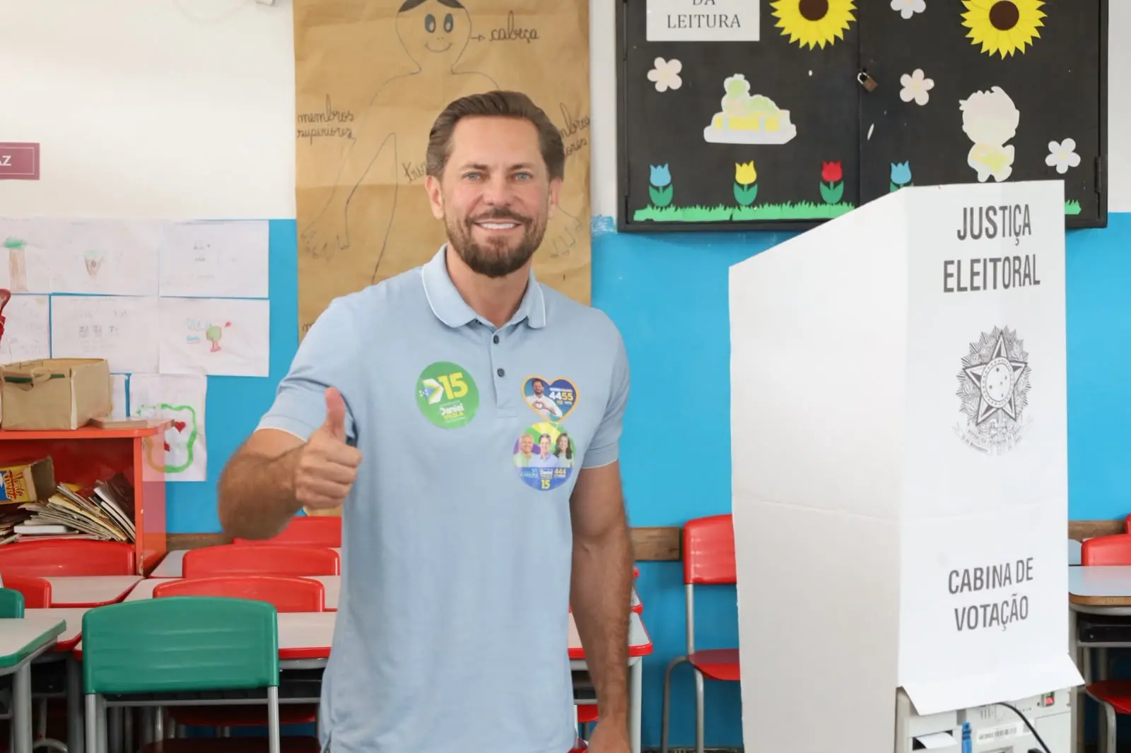 “Que possamos escolher governantes com responsabilidade”, diz Bruno Peixoto após voto em Goiânia