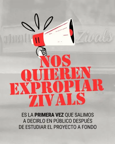 Zivals 500 cartaz desapropriação