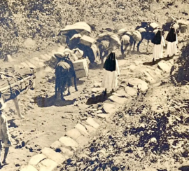 Foto antiga reconstruída por IA com a inclusão de quatro irmãs dominicanas 1270