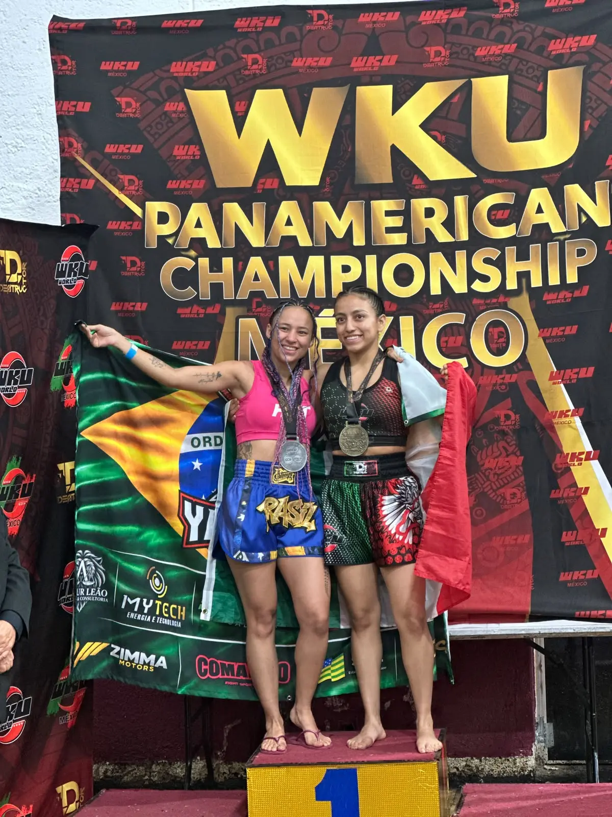 Atleta goiana conquista três medalhas em Pan-Americano de Muay Thai no México - Foto