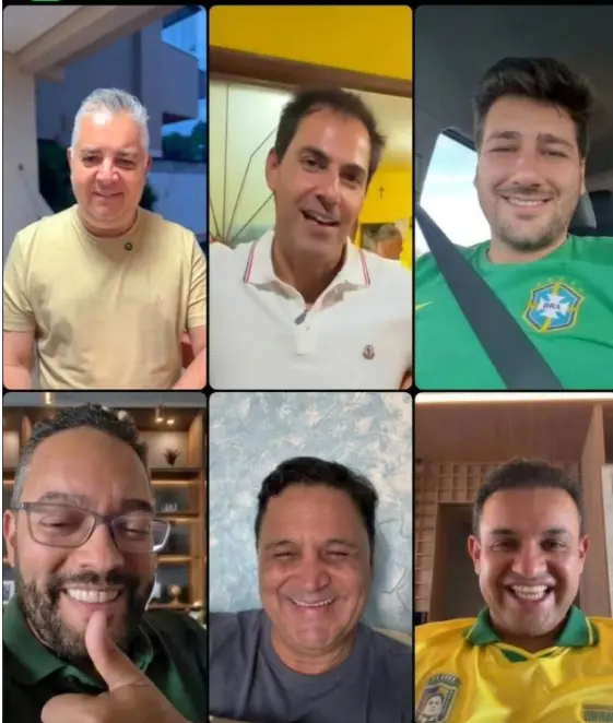 Virmondes Cruvinel e Charles Bento e Jamil Calil e Wagner Neto e Wilder Cambão e Cairo Salim Foto Divulgação