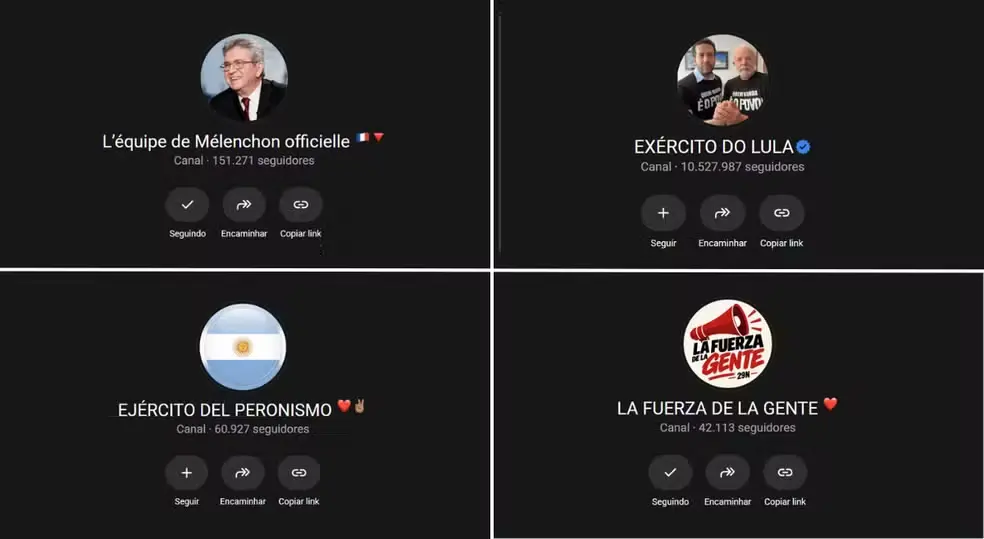 “Exército do Lula” inspira grupos políticos na Europa e Argentina, que dobram de tamanho em dois dias